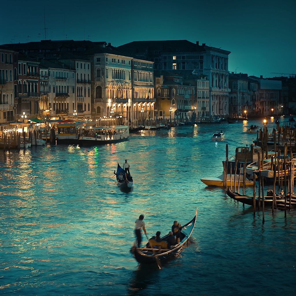 Venice at Night by Andrew at Cuba Gallery