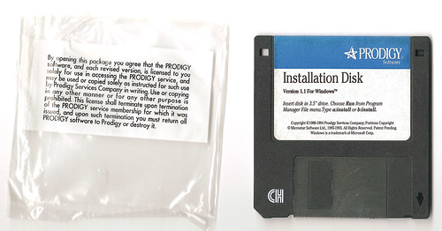 Prodigy floppy disk