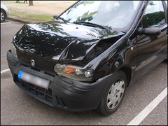 Crashed FIAT Punto