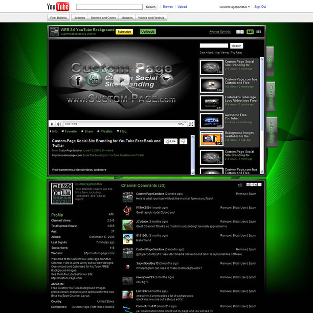Premium YouTube Background Green Download it now CLICK HERE