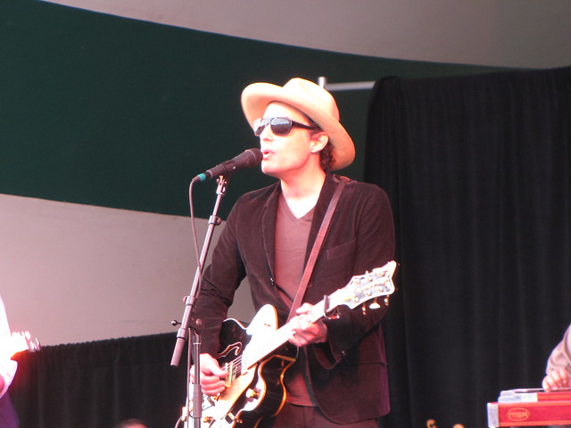 Jacob Dylan On Sunday night at the Edmonton Folk Music Festival 