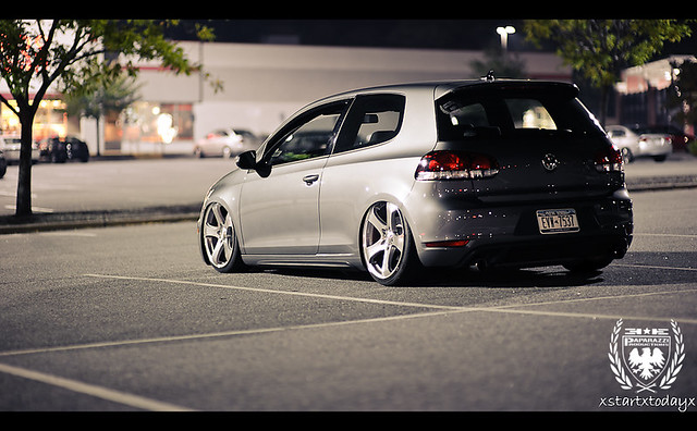 Stan's beautiful mk6 GTI bagged and sitting on 19's