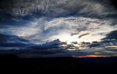 Grand Canyon Sunset and Storm