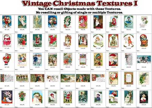 Shabby Chic Vintage Christmas Textures I by Shabby Chics