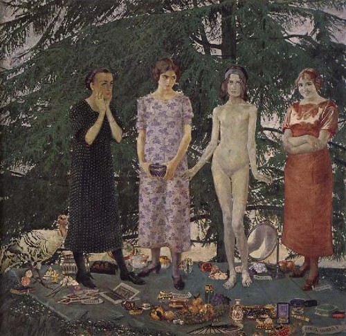Felice Casorati, Le signorine, 1912