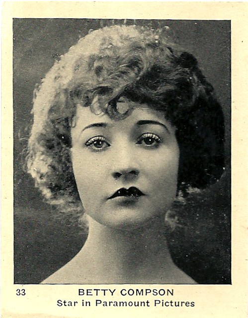Betty Compson Egyptian Prettiest Cigarettes advertising card