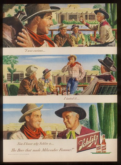 Schlitz-1948-Cowboy