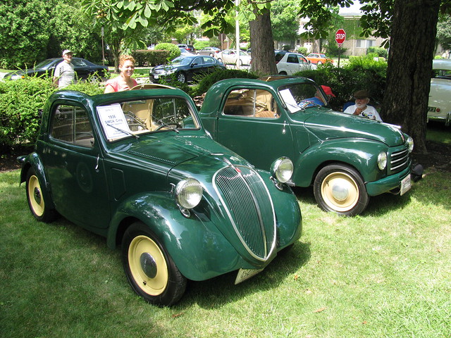 1936 Simca Cinq Fiat 500 Topolino and 1951 Fiat 500C