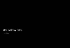 Ode to Henry Miller