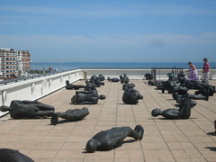 Anthony Gormley's Critical Mass at the De La Warr Pavilion, Bexhill-on-Sea, 19 July 2010