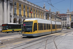 Trams de Lisbonne Ligne 15 (Photos années 2000) (Portugal)