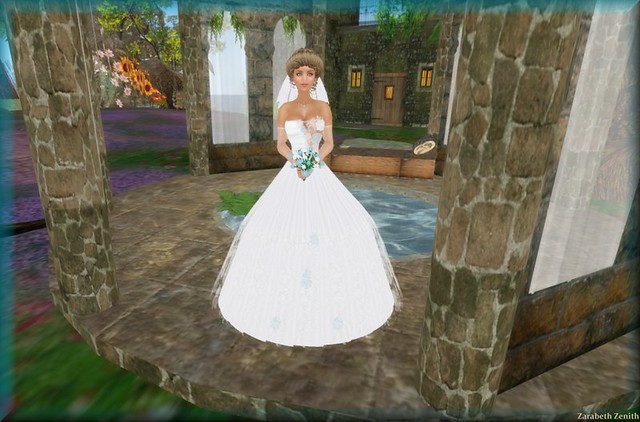 Coconut Ice Belle Reve Wedding Gown Bijou Blue 