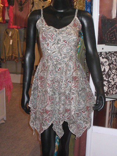 ke-114 cotton printed maxi dress