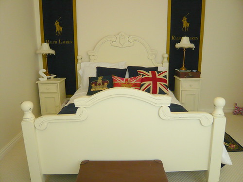 Ornate french  / Ralph Lauren style bed