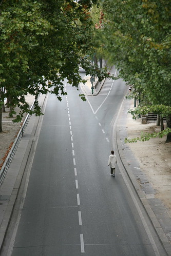 Paris, voie Georges Pompidou, " sans voitures " 2