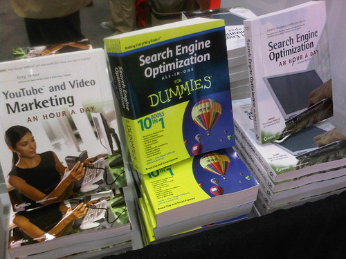 Seo for dummies, SEO All-In-One for Dummies at the Wiley booth