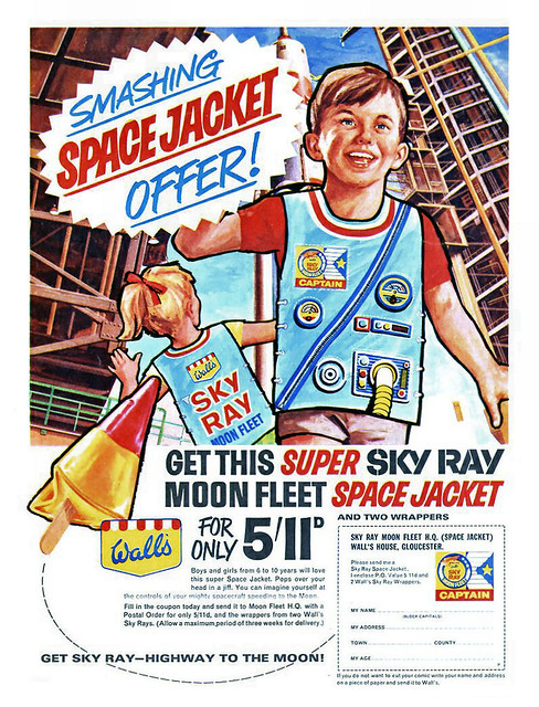 Walls Sky Ray Moon Fleet Jacket Ad 1966
