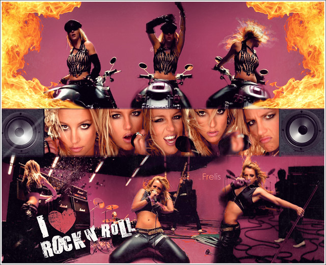Britney Spears I Love Rock'n'Roll Hello I present to you another collage