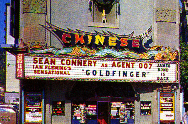 Grauman's Chinese Theatre Detail From Postcard