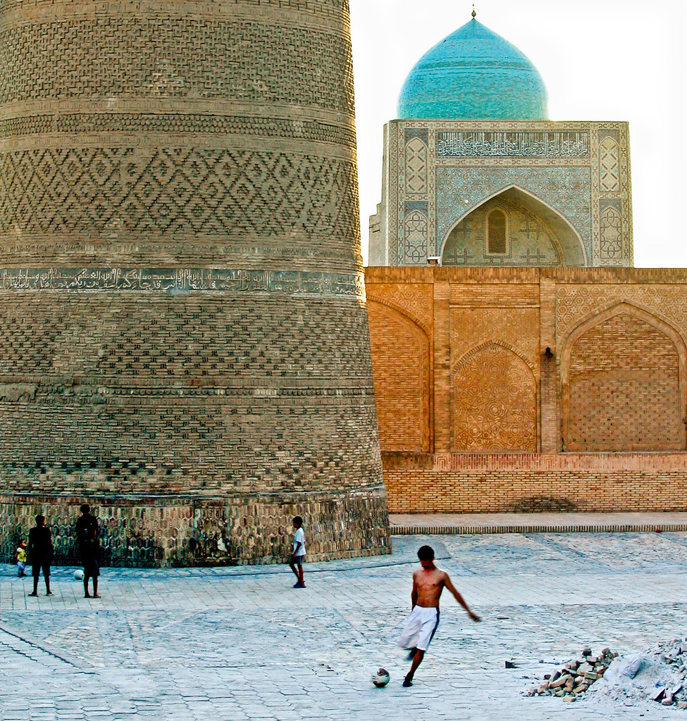Football in Bukhara, Uzbekistan
