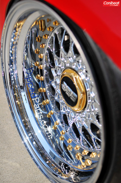 DippedPartscom x Arnel's Triple Chrome Dipped BBS RS's with 24k Gold mid