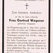 Totenzettel Wegener, Gertrud geb. Altgassen â  21.05.1956