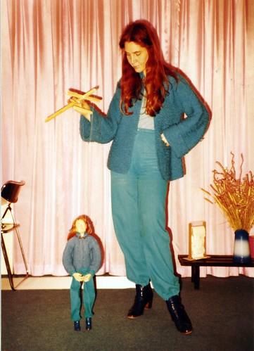 My mom and her self-marionette (1982)