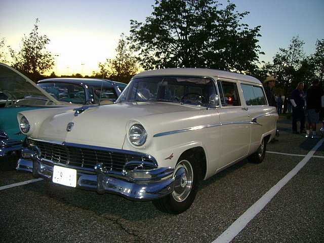 1956 Ford Ranch Wagon Lost in the 50s Cruise Night at Marley Station Mall 