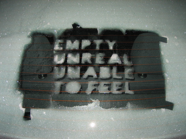 empty unreal unable to feel stencil 1 frosty vw beetle windscreen
