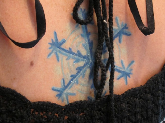 Snowflake tattoo