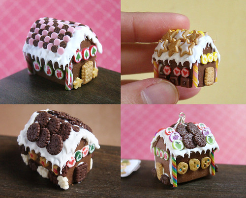 Miniature Gingerbread Houses