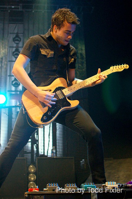 Taylor York of Paramore performing at the UCF Arena in Orlando 