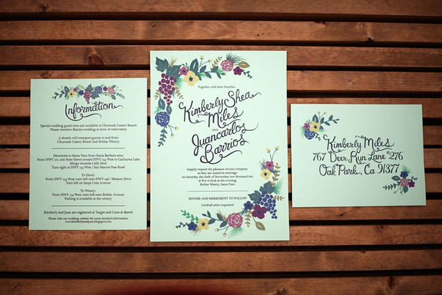Tagged fall wedding stationery vineyard wedding invitation