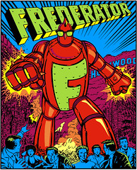 Frederator Fredbot sign [poster size]