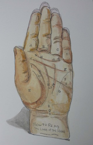 palm reading card by Rakka