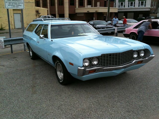 1972 Ford Torino wagon Pictured at the Classic Car show 