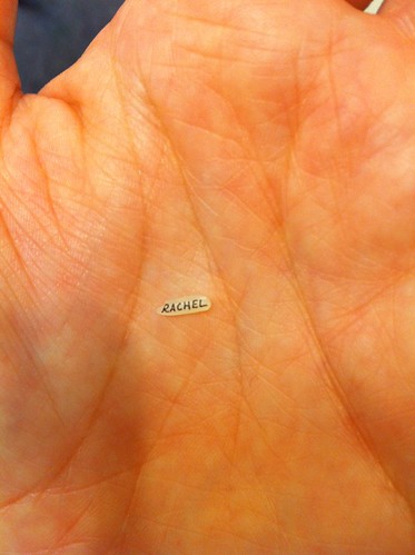 my name on a grain of rice!