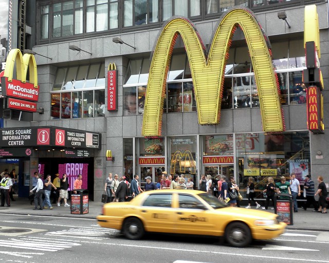 McDonald's Restaurant, Times Square, New York City | Flickr - Photo