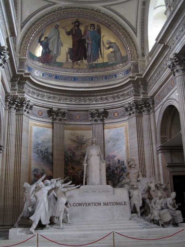 Statuary at the Pantheon Paris