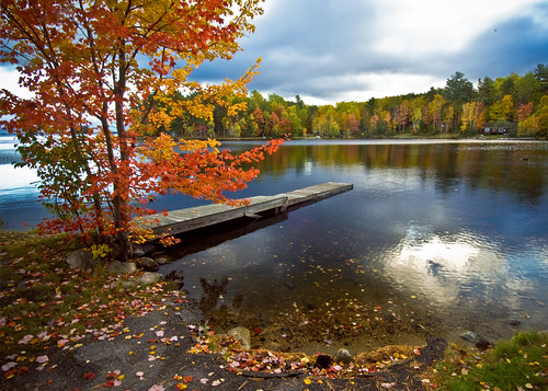 Peaceful solace is offered along a lakeshore in the White Mountain National Forest in Maine. It would be difficult for a traveler not to find a site worthy of a great painting or a great photograph. USDA Photo by Bob Nichols.