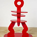 Keith Haring- Untitled (Ringed Figure), 1987 Painted Aluminum Sculptures 24 x 18 1_4 x 12 inches 