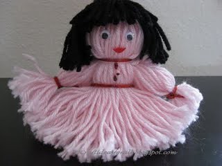 Craft Ideas Yarn on Yarn Doll Visit Craft Ideas For All For Details And Tutorial