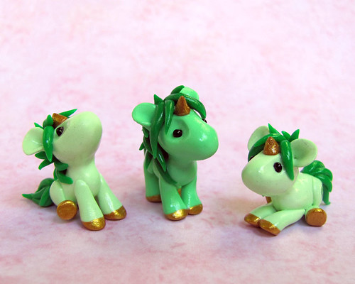 Green Baby Unicorns