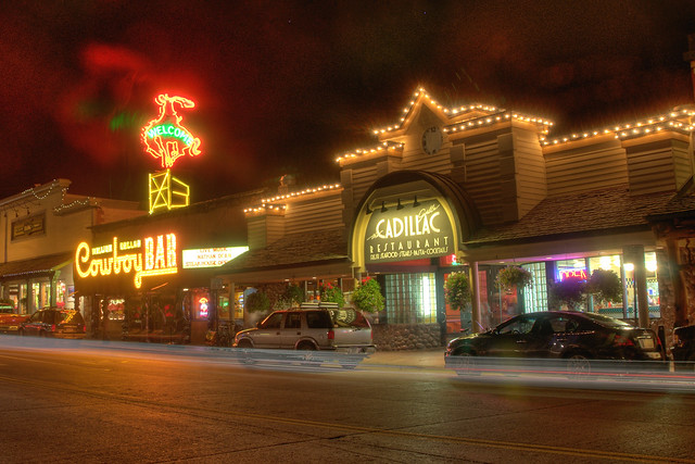 Cowboy Bar and Cadillac Restaurant in Jackson Hole | Flickr - Photo
