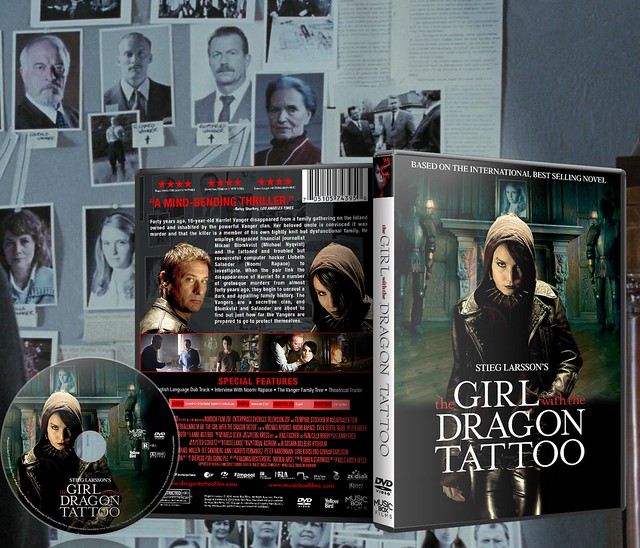 The Girl With The Dragon Tattoo Custom Dvd Label And Cover This Is A 