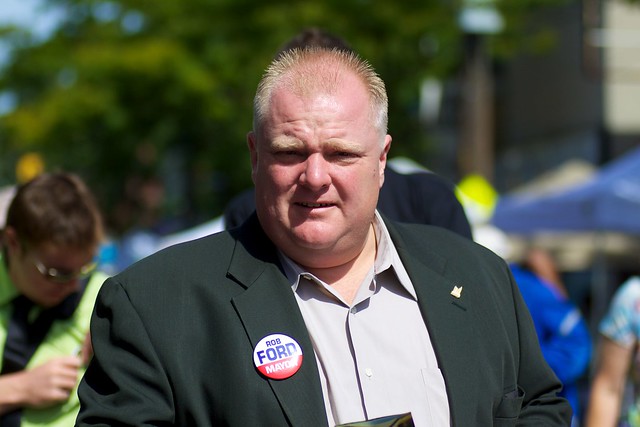 Rob Ford in Cabbagetown