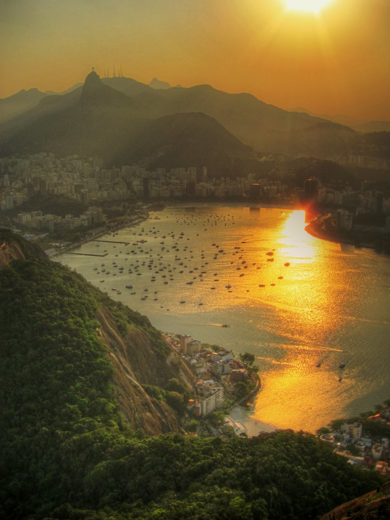 Setting Sun Over Botafogo