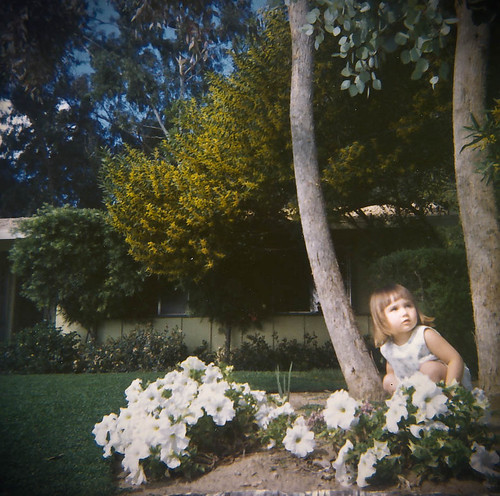 Me in the garden, age 3?
