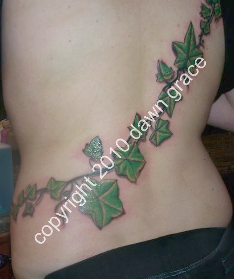 Ivy tattoo by Dawn Grace Please do not steal my photos