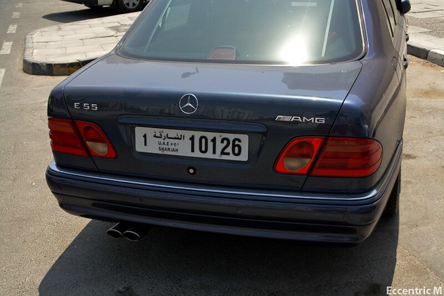 W210 E55 AMG I was out doing some errands in Sharjah several days back 